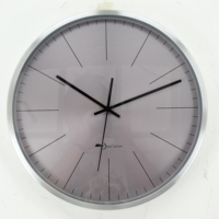 Jam Dinding Kantor Unik Bahan Stainless Steel Mewah, Jumlah Terbatas, Logo Custom, Logam Modern