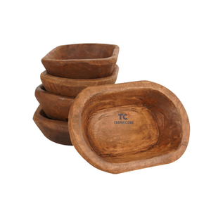 Design personnalisé fait à la main imploré en bois antique décoratif centre de table bol à pâte pour la décoration intérieure Vietnam vente en gros - Product Image 5