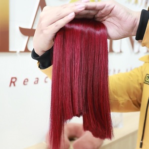 ผมบริสุทธิ์สำหรับต่อผมยาวสีไวน์แดง/ผมเปีย/ผมต่อแบบมนุษย์สำหรับ100% - Product Image 5
