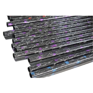 Tube en Fiber de carbone de haute qualité Chine 3k Motif forgé Couleurs optionnelles légères pour les applications sportives aérospatiales - Product Image 5