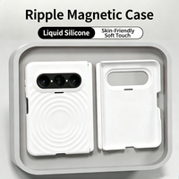 Anti-kras rimpelstructuur ingebouwde magnetische ring dubbele scharnierbescherming volledige bescherming valbestendige hoes voor Huawei Pura X Max