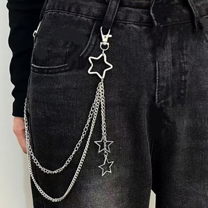 Catena da Vita Punk alla Moda per Ragazzi e Ragazze, Catena Metallica Multistrato Trendy per Pantaloni Sexy - Product Image 2