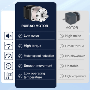 <span class=keywords><strong>Motor</strong></span> <span class=keywords><strong>paso</strong></span> <span class=keywords><strong>a</strong></span> <span class=keywords><strong>paso</strong></span> <span class=keywords><strong>con</strong></span> <span class=keywords><strong>reductor</strong></span> de engranajes RB NEMA17 12V/24V de alto torque, bajo ruido y larga duración 1/5 1/14 1/30 1/50 - Product Image 4