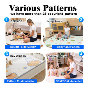 Tapete <span class=keywords><strong>de</strong></span> Alta Densidad para Cercas <span class=keywords><strong>de</strong></span> Seguridad, Plegable, para Bebés, con Borde Elevado, No Tóxico, Inodoro - Product Image 3