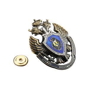 Insignias y emblemas conmemorativos de metal en relieve 3D de estilo ruso personalizados (aleación con acabado de esmalte horneado) - Product Image 4