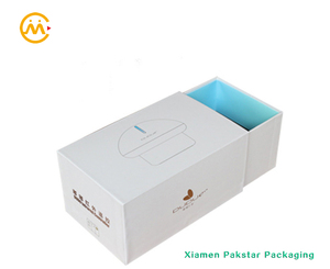 Tùy chỉnh Dày Trắng cứng nhắc giấy kéo ra nhỏ trượt ngăn kéo sản phẩm điện tử bao bì hộp với chèn - Product Image 2