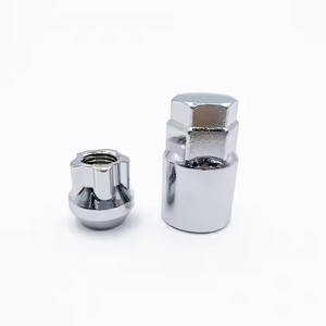 Set kunci mur Hub roda baja karbon, Set 4 + 2 buah kunci mur baru Universal - Product Image 3