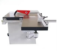 Scie circulaire industrielle à table coulissante, machine de découpe et de façonnage du bois à 90-45 degrés