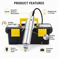Mini-meuleuse électrique sans balais, outil stylo pour polissage, découpe, gravure, bijoux et bricolage
