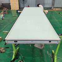 Panneau pliant en MDF et tissu, haute flexibilité, pour banquet, mur mobile, finition avec fixation pour portes simples ou doubles