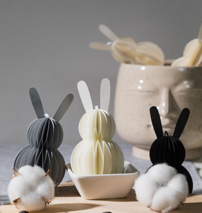 Décoration d'arbre <span class=keywords><strong>de</strong></span> noël en forme <span class=keywords><strong>de</strong></span> lapin, arbre <span class=keywords><strong>de</strong></span> noël, vitrine, décoration, boules en papier, ornements suspendus, <span class=keywords><strong>boule</strong></span> en papier - Product Image 1