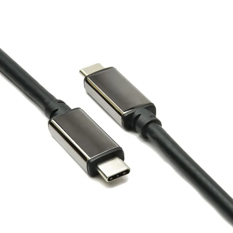 スーパースピードUSBタイプCからタイプCオスからオスガン/亜鉛合金USB4.0ケーブル1M