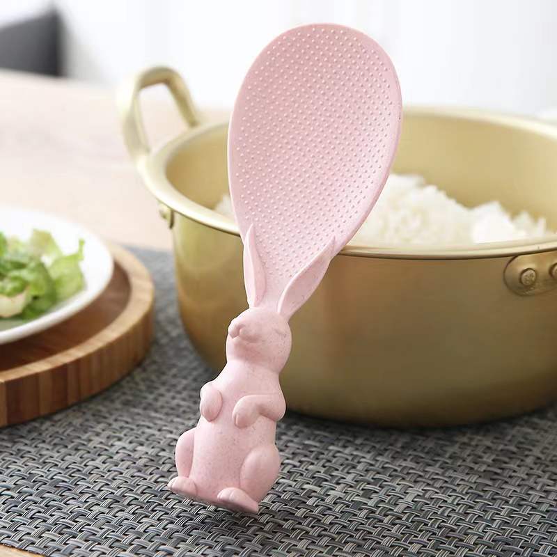 Rabbit Rice Spoon Non-stick Rice Spoon Can be used for Vertical Household rice Cooker