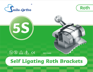 Vendita calda di alta qualità prezzo di fabbrica ortodontico passiva staffe autoliganti 5S denti denti bretelle 0.022 - Product Image 3