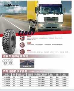 Neumáticos Radiales Nuevos para Camión 295/75R22.5 OTR para Trabajo Pesado con Cámara, Resistentes al Balasto, Certificados por DOT - Product Image 4
