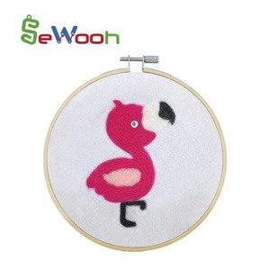 Bộ Dụng Cụ Nỉ Kim Flamingbo Dành Cho Người Lớn DIY <span class=keywords><strong>Craft</strong></span> Cho Bé Gái - Product Image 4