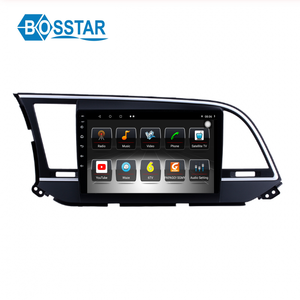 Bosstar 1024*600 <span class=keywords><strong>HD</strong></span> <span class=keywords><strong>Android</strong></span> Car Đài Phát Thanh Cho Hyundai Elantra 2016 2017 SWC Stereo DVD <span class=keywords><strong>Player</strong></span> - Product Image 1