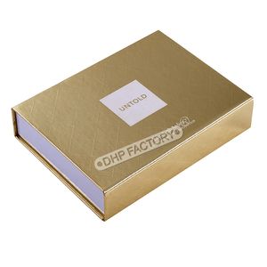 Caja de Regalo Plegable de Lujo, Hecha a Mano, con Logotipo Impreso, Tapa Magnética, Cartón Rígido Negro, Caja Magnética - Product Image 3
