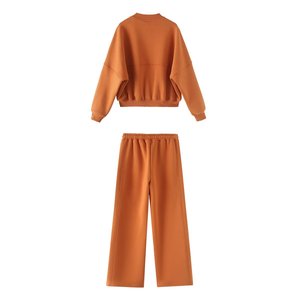 Blouson Bomber Zippé <span class=keywords><strong>Sport</strong></span> Décontracté Ample pour <span class=keywords><strong>Femme</strong></span>, Collection Vintage Automne Précoce 2024, <span class=keywords><strong>Pull</strong></span> Parkas Tissés 6 Couleurs 3199802 3199803 - Product Image 2