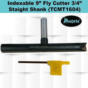 ชุดดอกกัดแบบบาลานซ์ 9 ชิ้น ขนาด 3/4 นิ้ว ก้านตรง ฟลุตเดี่ยว พร้อมเม็ดมีด TCMT1604 สำหรับเครื่องจักรซีเอ็นซี - Product Image 3