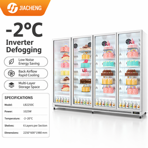 Vitrine Réfrigérée Commerciale à Inverter pour Gâteaux et Pâtisseries, Vitrine Simple en Verre pour Boulangerie - Product Image 5
