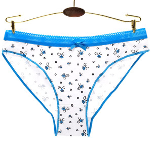 Sous-vêtements Yun Meng Ni, jolies culottes blanches à fleurs pour femmes - Product Image 4