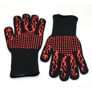 Guantes para horno de barbacoa, Logo personalizado, OEM 932F, resistentes al calor extremos - Product Image 1