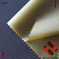 Tissu en nylon ultra-léger enduit de silicone Ripstop 10D pour vestes, sacs et tentes