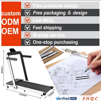 Caminadora Eléctrica Plegable Portátil SHQC para Uso Doméstico, Motor de CC de 1.0hp, Pantalla LED, Caminadora Pequeña