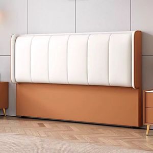 Cabecero Tapizado de Lujo Ligero, Minimalista, Ultrafino, Moderno, con Respaldo de Madera Maciza, Diseño de Patas de Gato - Product Image 3