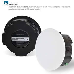 Altavoz <span class=keywords><strong>de</strong></span> Techo Activo Inalámbrico BT <span class=keywords><strong>de</strong></span> 6.5 Pulgadas y 60W con Amplificador Integrado, BT 5.3, APT X HD, Entrada <span class=keywords><strong>USB</strong></span> y AUX - Product Image 1