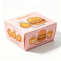 Boîte à frites personnalisée avec logo, emballage pour hamburger, boîte à frites de haute qualité, emballage alimentaire à emporter, boîte à repas