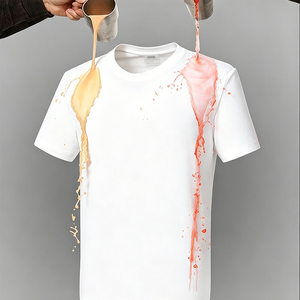 เสื้อยืดกันน้ำมัน แห้งเร็ว ขายส่งจากโรงงาน รับทำโลโก้ตามสั่ง ระบายอากาศได้ดี ใส่สบาย แขนสั้น สำหรับส่งออก EU US - Product Image 1