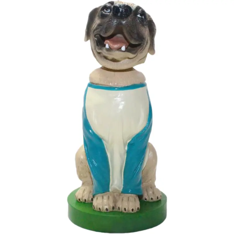 Chouchou Miniature de noël, ornement de chien de noël, 3d, personnalisé, tête de bobblehead, polychrome, nouveauté 2022