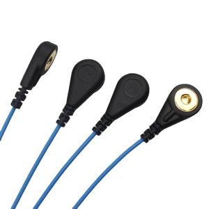 Câble d'électrode à bouton-pression 4.0 pour instrument <span class=keywords><strong>de</strong></span> physiothérapie à impulsions basse fréquence, à conducteur unique et blindé - Product Image 5