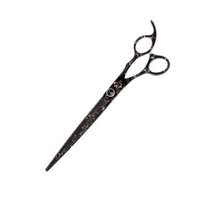 Tijeras de aseo para mascotas recubiertas de Color negro Tijeras rectas de aseo profesional de 6,5 pulgadas para recortar mascotas - Product Image 4