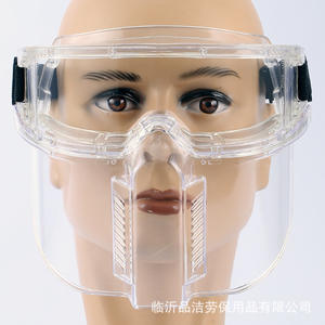 หน้ากากป้องกันใบหน้า Linyi Pinjie หนา 3 มม. ป้องกันฝ้า โปร่งใส ทนทานต่อแรงกระแทก สำหรับงานเจียร ทาสี ตัด - Product Image 1