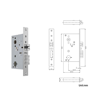 <span class=keywords><strong>Serratura</strong></span> Standard della <span class=keywords><strong>maniglia</strong></span> della <span class=keywords><strong>porta</strong></span> dell'hotel della carta chiave intelligente della mortasa <span class=keywords><strong>con</strong></span> il sistema di Software di gestione - Product Image 6