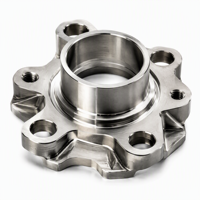 JXD Machining Kustomisasi CNC Presisi Komponen Aerospace Flange Baja Tahan Karat Paduan Aluminium Prototipe Fabrikasi OEM ODM Ser
