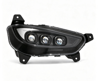 Phare antibrouillard LED complet FAW Jiefang JH5 Han V2.0 avec 3 lentilles de projecteur, faisceau auxiliaire, Plug and Play, 24V, pour camion, vente en gros