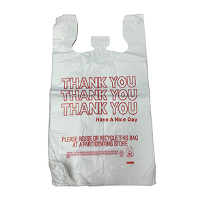 Bolsa de Compras de Plástico Biodegradable con Asa para Camisetas, Personalizada con Impresión, para Supermercados - Product Image 2