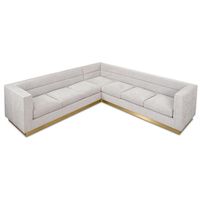 Canapé d'angle en L, 6 places, Design moderne, produit de luxe, OEM/ODM, prix de gros d'usine