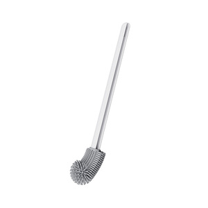 Nuevo cepillo de silicona para inodoro con mango largo, sin ángulos muertos, para baño, venta al por mayor - Product Image 5