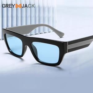 Nouvelles lunettes de soleil tendance pour hommes, monture noire TR90, verres TAC, protection UV400, classe 2, pare-soleil K002 - Product Image 3