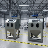 Équipement de sablage personnalisé en gros, machine de sablage à haute pression normale, type humide et sec, avec certification CE