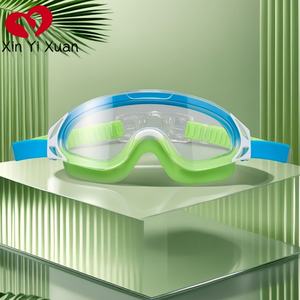 แว่นตาว่ายน้ำซิลิโคน HD ระดับมืออาชีพ แบบ Unisex กรอบใหญ่ กันน้ำ ป้องกันฝ้า รุ่น 518 รุ่นใหม่สำหรับเด็ก - Product Image 5