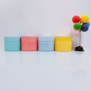 Custom Skincare Body Face Cream <b>Scrub</b> Mask Round 15ml 30ml 50ml 60ml 100ml Colored Frosted Glass Cosmetic Jars with Screw <b>Cap</b> - Product Image 4