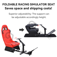 Simulador de Carreras GY039, Cómodo y Profesional, para F1, VR, con Silla de Carreras y Cabina, en Venta, para Modelos Universales