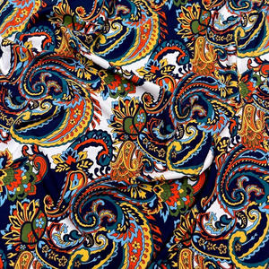 100D Polyester Crêpe Spandex Vintage <span class=keywords><strong>Mango</strong></span> 4 Tissu extensible dans les quatre sens 120gsm Tissu imprimé super doux - Product Image 2