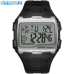 Orologio Digitale da Uomo SYNOKE con Quadrante Grande Quadrato, Sveglia, Resistente agli Urti, Cronografo Multifunzione, Orologio Sportivo Digitale - Product Image 6
